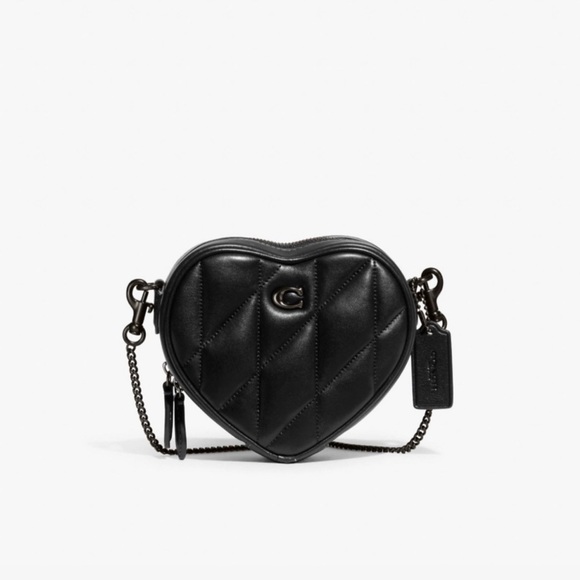 Coach Handbags - Coach Heart Crossbody With Quilting